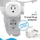 South Africa Travel Plug Adapter Set (4 Count)