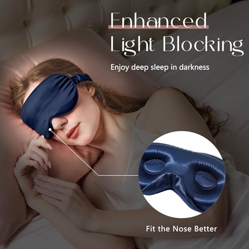 Adjustable 3D 22 Momme 100% Mulberry Silk Sleep Mask