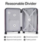 Luggage Sets 2 piece Carry On Luggage with Wheels PC Hard Shell Suitcases Lightweight Checked Travel Luggage Large Travel Suitcase Woman Men 20 (2 Count)