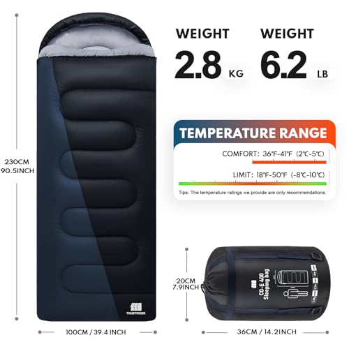 XXL Sleeping Bags for Adults Teens