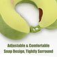 Cute Travel Pillow with Sleep Eye Mask Cartoon Headrest & Neck Pillow for Kids Boys & Girls