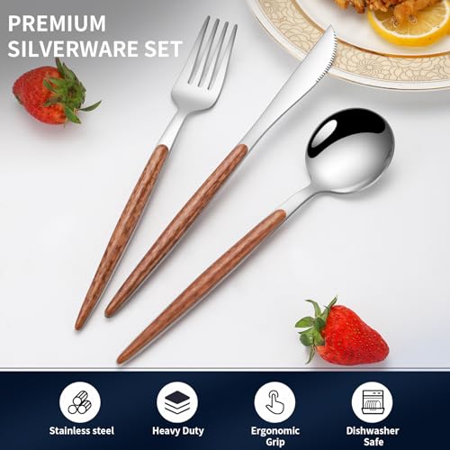 16 PCS Silverware Set for 4 (16 Count)