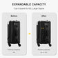 Grace Hard Shell Carry on Luggage with Front Compartment
