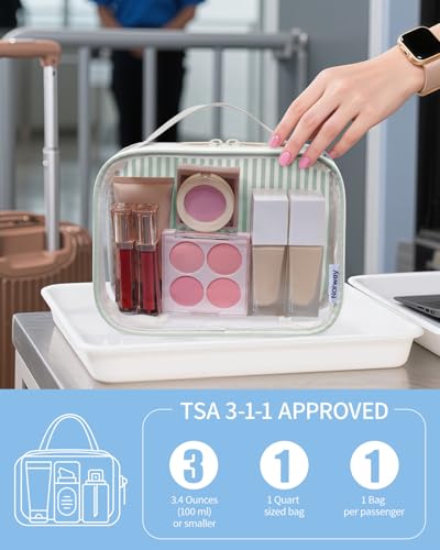 TSA Approved Clear Toiletry Bag for Travel