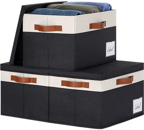 Large Storage Bins with Lids