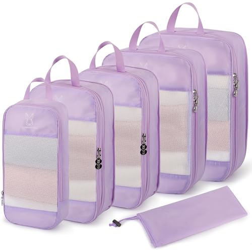 6 Set Space Saving Compression Packing Cubes Lightweight Packing Cube