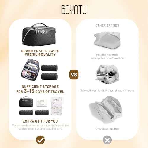 Travel Makeup Bag (3 Count)