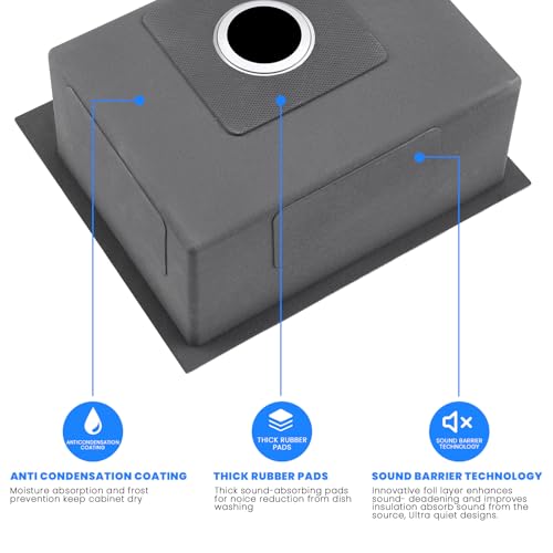 20×16 inch Drop In Kitchen Sink