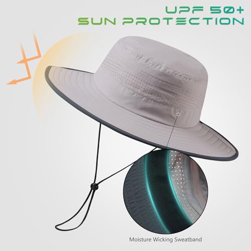 UPF 50+ Foldable Brim Water