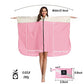 Adult Rain Poncho Waterproof Hooded Zipper Raincoat with Pockets