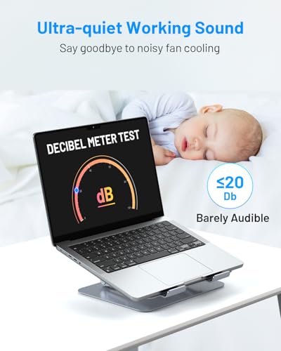 Laptop Cooling Pad with Detachable Fan & Cooler