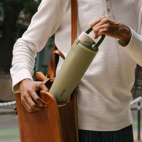 FreeSip Sway Stainless Steel Water Bottle 30 oz Denim