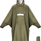 Hooded Rain Poncho for Adult Waterproof Lightweight Raincoat