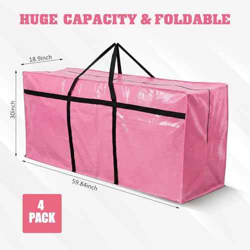 4 Pcs 149 Gallon Extra Large Moving Bags Heavy Duty Storage Bag (4 Count)