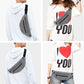 Grey Sling Bag for Women Men Gifts for Enjoy Travel Hands
