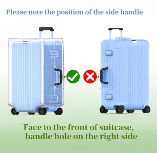3PCS Suitcase Covers Full Clear Luggage Cover Protector