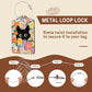2 Pcs Colorful Cat Luggage Tags for Suitcase (2 Count)