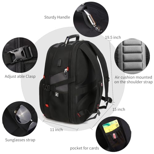 Extra Large Travel Laptop Backpack for Men