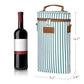 2 Bottle Insulated Wine Tote Carrier Bag