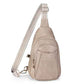 Crossbody Bags for Women Anti Theft Vegan Leather Sling Bag RFID Blocking Chest Bag for Travel