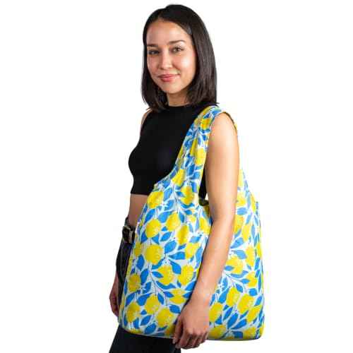 XL 25L Tote Foldable Packable Reusable Grocery Shopping Bag