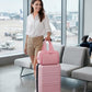 Carry On Luggage Airline Approved with Spinner Wheels TSA Lock
