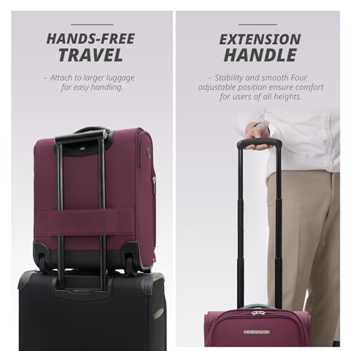 Underseat Carry On Luggage with Wheels