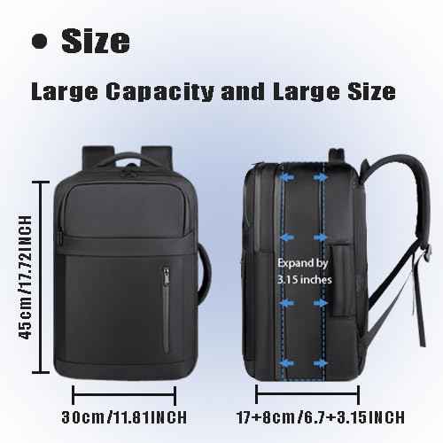 Vacuum sealed travel computer backpack