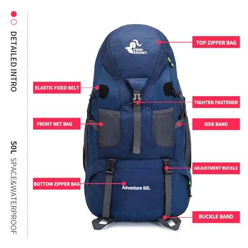 50L Hiking Backpack