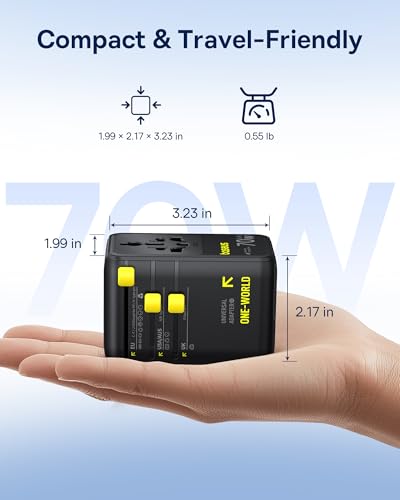70W Universal Travel Adapter