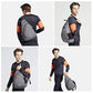 Sling Bag Men Backpack Unisex One Shoulder Bag Hiking Travel Backpack Crossbody with USB Port for Men Women Versatile Casual Daypack