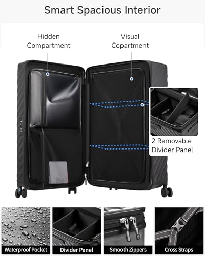 Expandable Trunk Checked Suitcase