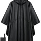 Rain Poncho for Adults with Zipper