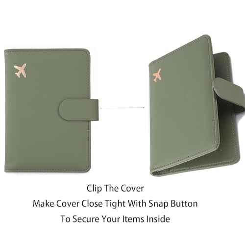 Premium Leather Passport Holder Covers Case