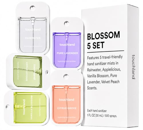 Blossom 5 Hydrating Hand Sanitizer Spray Set Travel Size (5 Fl Oz)