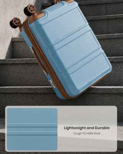 24 Inch Luggage Suitcase with Spinner Wheels TSA Lock