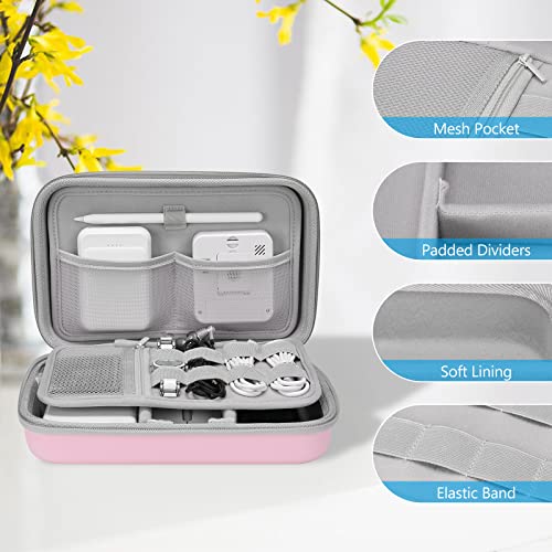 Hard Travel Electronic Organizer Case for MacBook Power Adapter Chargers Cables Power Bank Apple Magic Mouse Apple Pencil USB Flash Disk SD Card Small Portable Accessories Bag