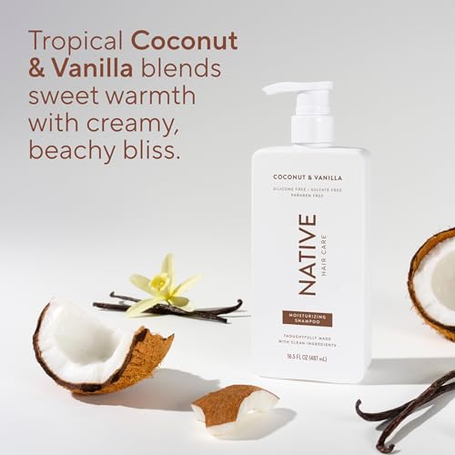 Coconut & Vanilla Shampoo and Conditioner Contain Naturally Derived Ingredients (33 Fl Oz)