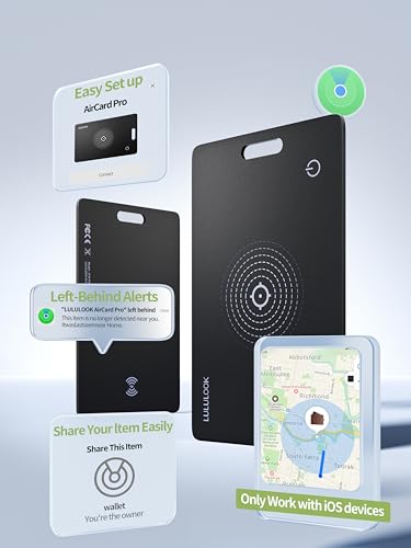 3 Pack 2026 Air Card Tag Tracker Wallet Tracker Card (3 Count)