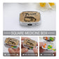 Metal 2 Compartment Pill Organizer Travel Friendly Portable Compact Pill Box Cute Pill Case to Hold Vitamins