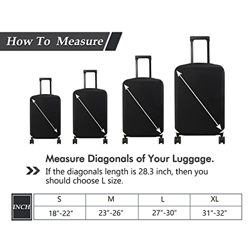 Travel Luggage Cover Suitcase Protector Fits 31