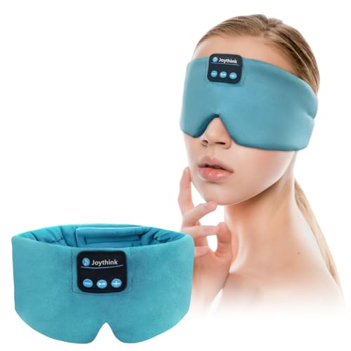 Sleep Headphones Bluetooth Sleep Mask Silk Kids Children Wireless Headband Headphones for Sleeping Travel Adjustable Sleeping Eye Mask with Thin Speaker