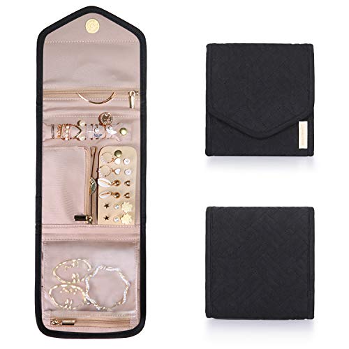 Travel Jewelry Organizer Case Foldable Jewelry Roll