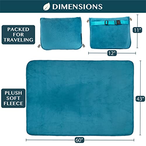 Travel Blanket Pillow