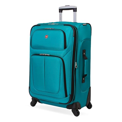 Sion Softside Expandable Spinner Luggage Durable Lightweight Travel Suitcase