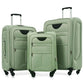 Softside Luggage Set Softshell Lightweight 3 Piece Spinner Suitcase (3 Count)