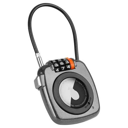 Compatible with Apple AirTag Secure Lock with Wire Cable