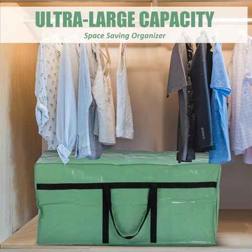 4 Pcs 66 Gallon Extra Large Moving Bags Heavy Duty Storage Bag (4 Count)