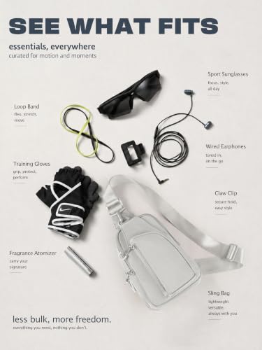 Sling Bag with Adjustable Straps Crossbody Chest Bag Lightweight Small Backpack for Casual Outdoor Traveling Hiking