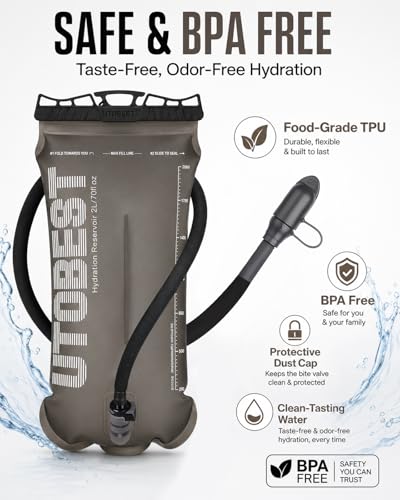 Water Bladder 2L Hydration Bladder for Hiking Backpack